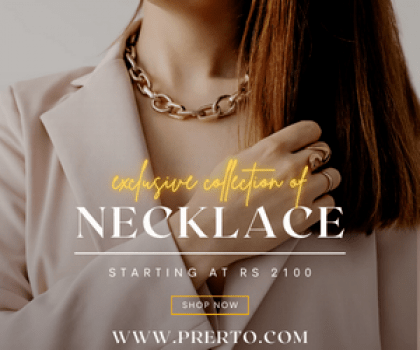 Prerto HOT DEAL Necklaces Starting From Rs 2100