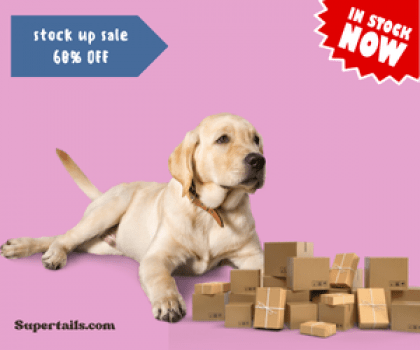 stock up sale for pet item