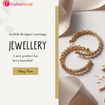 Fashioncrab - 50% OFF Designer Earrings! Shop now and save up to 50% on stylish designer earrings at Fashioncrab!