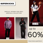 Superkicks- Coupon Code: Valid Up To 60% On Apparels