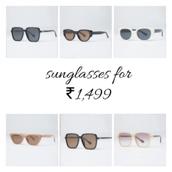 Trendy Sunglasses at ₹1,499.
