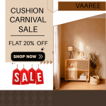 VAAREE – Cushion Carnival – Flat 20% Off
