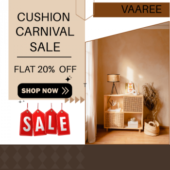VAAREE – Cushion Carnival – Flat 20% Off