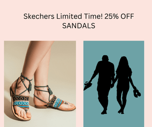 Skechers Limited Time! 25% OFF SANDALS