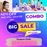 Combo Sale -Upto 40% OFF +FREE Gifts + Extra 11% OFF