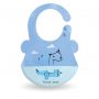 Waterproof Silicone Bibs with Adjustable Snap Buttons