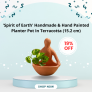 “19% Off ‘Spirit of Earth’ Handmade Terracotta Planter – 15.2 cm Pot”