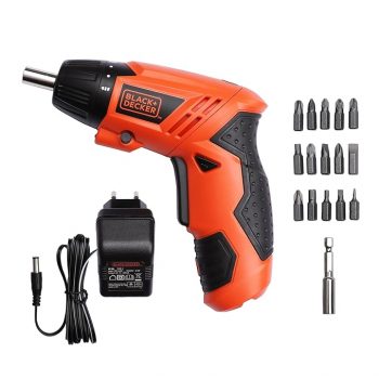 BLACK+DECKER KC4815 4.8V 200 RPM Cordless Screwdriver Set Upto 51% off Coupon Code & Updated Discount List On Amazon