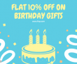 FNP Flat 10% off on birthday gifts