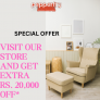 Pepperfry – First order coupon and Get Rs. 20,000 Off*