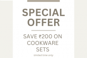 Save ₹200 on Cookware Sets | Offer 2025