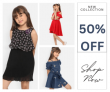 Get upto 50 % OFF on girls dresses