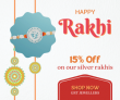 GRT Jewellers Get Upto 15% OFF On Silver Rakhi’s Starting At Best Price