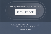 Amway-Get up to 15% OFF on Amway products