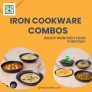 Iron Cookware Combos – Healthy Sheet Iron Sets | The Indus Valley