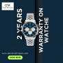 Shop Care free with 2 Years Warranty on Watches!