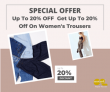 Mustard Fashion Up To 20% OFF  Get Up To 20% Off On Women’s Trousers