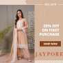 Jaypore Get 25% Off on Your First Purchase Shop Now