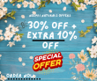 UPTO 30% OFF + Extra 10% OFF on your Orders