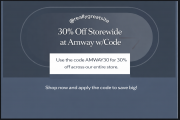 Amway-30% Off Storewide at Amway w/Code