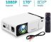 T6 WiFi LED Projector 1080p Full HD with Built-in YouTube – Supports