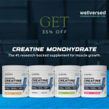 wellversed – Get 35% off on Creatine Monohydrate