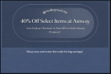 Amway-40% Off Select Items at Amway w/Code