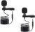  COMBO PACK-2 Professional Collar Mic for YouTube Grade  Lavalier Microphone Omnidirectional with Easy Clip On System 
