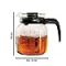 Borosil Carafe Flame Proof Glass Kettle