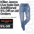 Killer Jeans Special Deal Get 20% Off on Denim Vibe Products