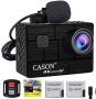 CASON CN10 Action Camera Touch Screen Action Camera with External Mic