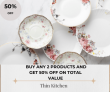 Thin kitchen – Buy any 2 Products and Get 50% OFF on Total Value