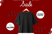 Lawman PG3 : Men’s Black Graphic Relaxed Fit T-Shirt – Rs.999