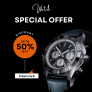 Flat 50 % Off On Fastrack Watches.