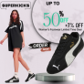 Superkicks- Coupon Code: Up To 50% + 7% OFF On Women Footwear