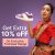 Grab 10% Off on Footwear Range