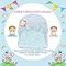 New Born Baby Bedding Set Cotton Mattress with Mosquito Net