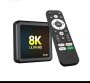 4K Ultra HD Android TV Box Voice Remote Dual USB WiFi 
