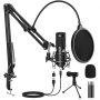 Audio Array AM-C1 USB Condenser Microphone Kit for Podcasting, Gaming & Singing