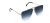 VELOCITY Retro Square Shape Frame Stylish Blue Metallic Matt Sunglasses