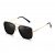 grey jack Tony Stark Polarized Sunglasses for Men Women,Iron Man Square Metal Frame Edith Sunglasses S1632