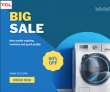 TCL-Top Loading Washer (103) 60% OFF