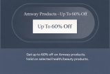 Amway-Get up to 60% off on Amway products.