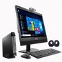 (Renewed) Lenovo ThinkCenter 19 Inch AIO Desktop Set