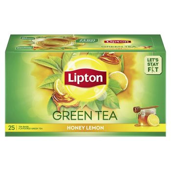 Lipton honey lemon green tea | Zero calories -improves metabolism & reduces waist, 25pcs