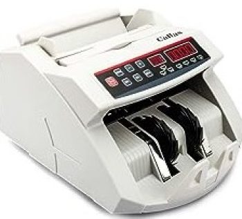 Callas Note Counting Machines | Currency Counting Machine with UV/MG Counterfeit Notes Detection Plus External Display – (White)
