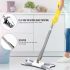 U.P.C UPGRADED HANDS-FREE SQUEEZE MICROFIBER FLAT SPIN MOP