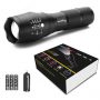 amiciVision Metal LED Torch Light, XHP50 LED Water Resistant Zoomable Flash Light