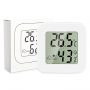 Pocket Size Digital Hygrometer, Pack of 1 White Colour, Indoor Thermometer with Temperature Monitor & Humidity Meter for Home & Office Use