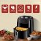 INALSA Air Fryer 1400W with 4.2 Liter Capacity